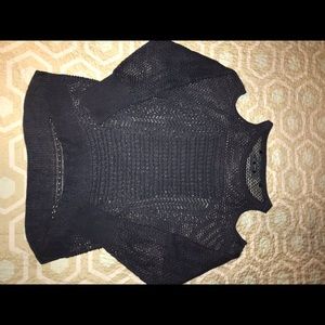 Buffalo David Bitton cold-shoulder knit sweater